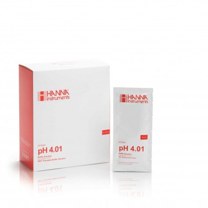 Huvudbild Buffertlösning 4.01pH Engångspåsar 