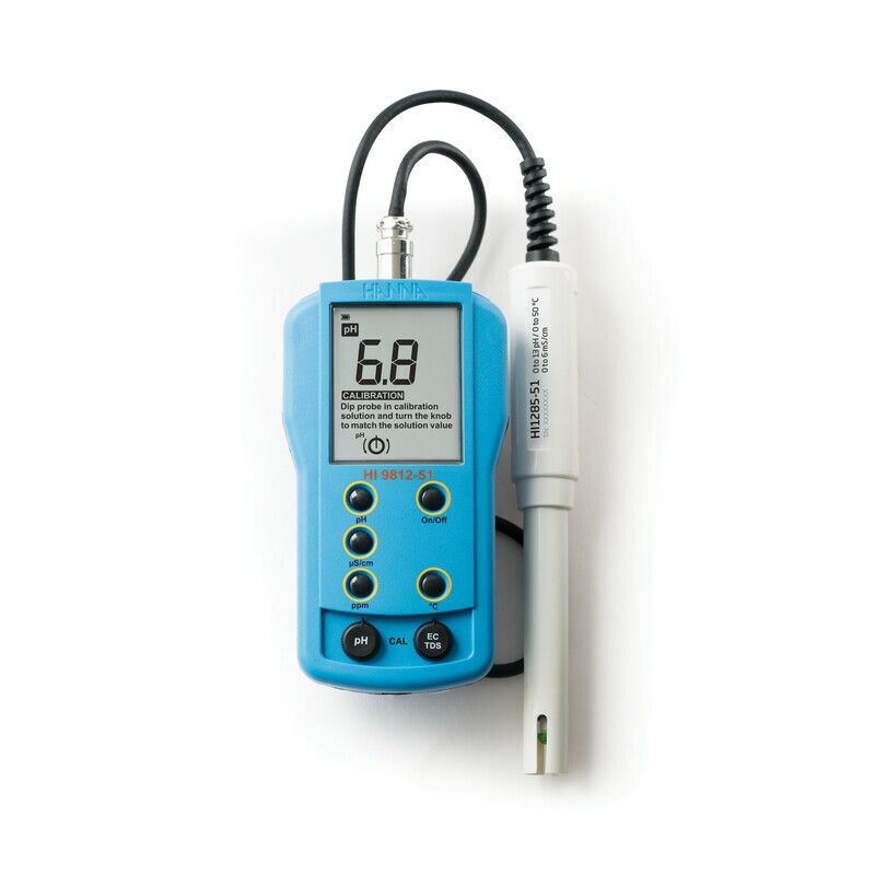 pH/Conductivity/TDS/°C Meter 0.0-14.0pH/1990 µS/cm/1990ppm (mg/L)
